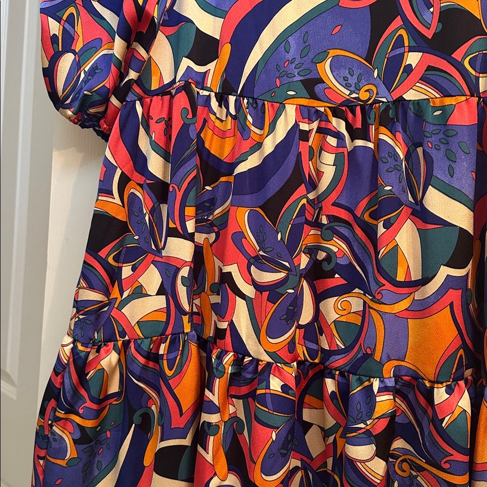 TCEC Multicolor Patterned Dress - Picture 3 of 6